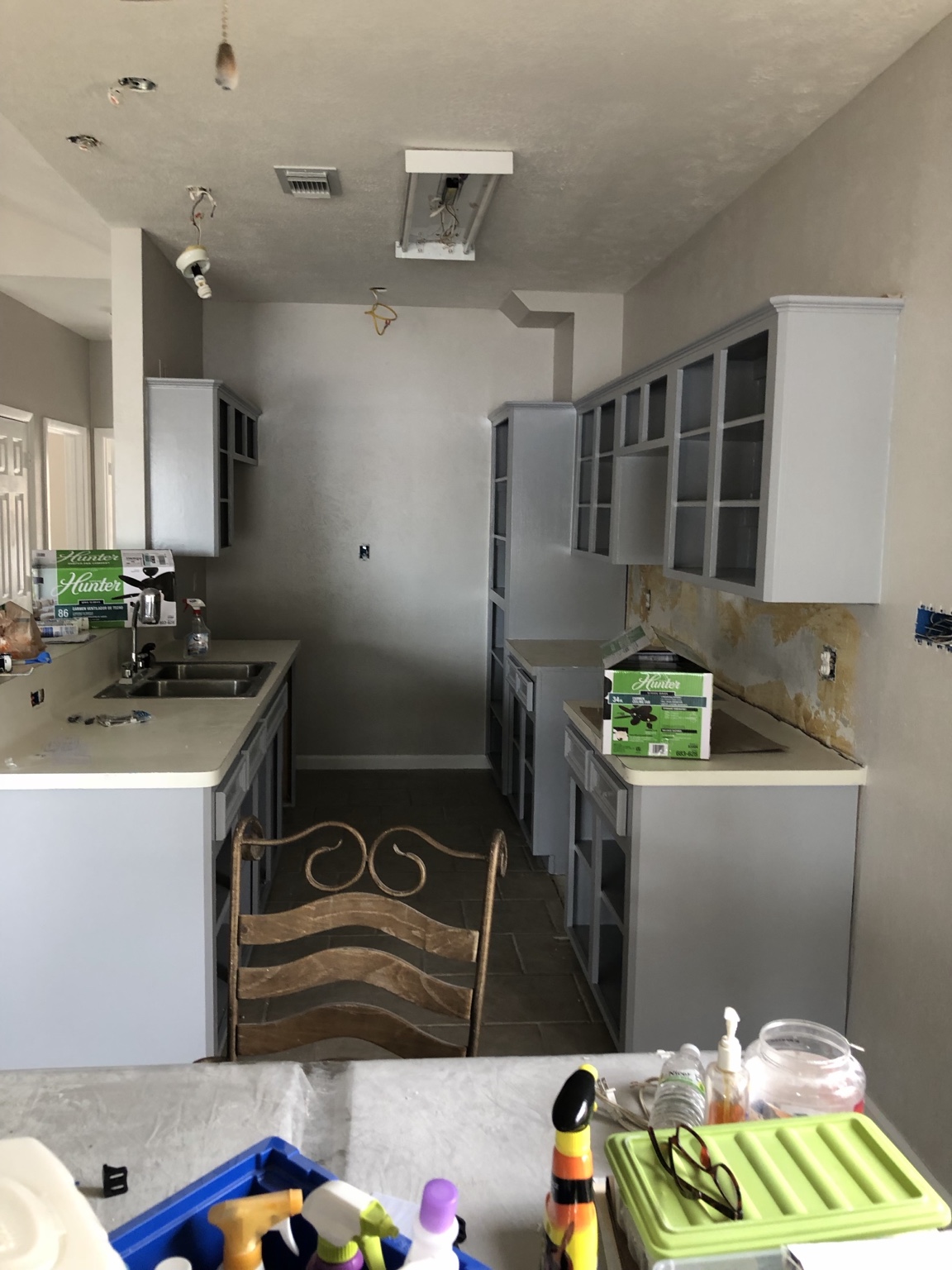 Kitchen remodeling work in progress